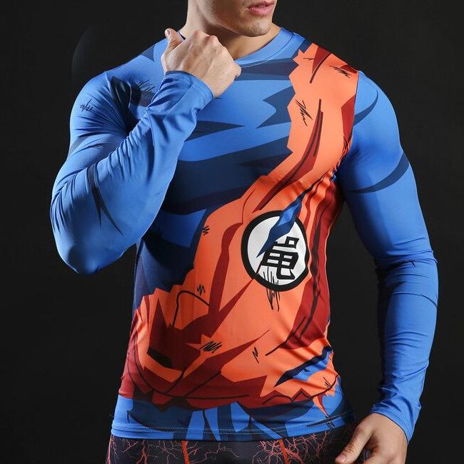 Dragon Ball Z Gym Compression Shirt - Totally Superhero